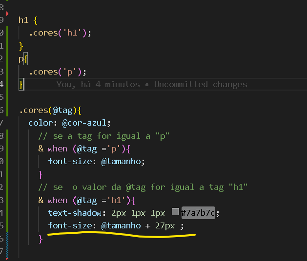 print da tela do VScode, usando Math que esta fazendo a soma.