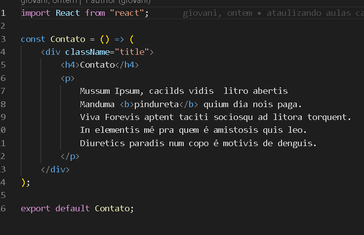print do código, mostrando como foi feito o contato.js