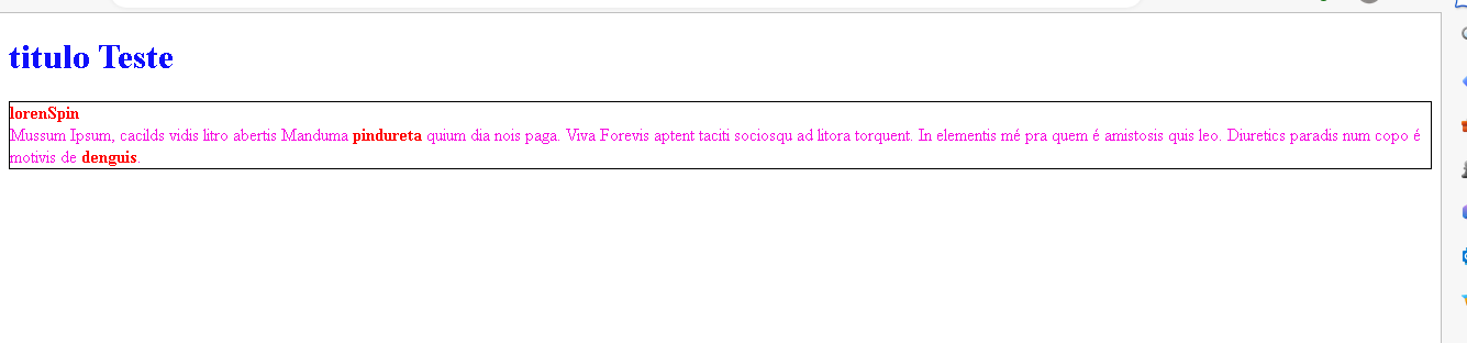 print da tela da página, antes de usar o width.